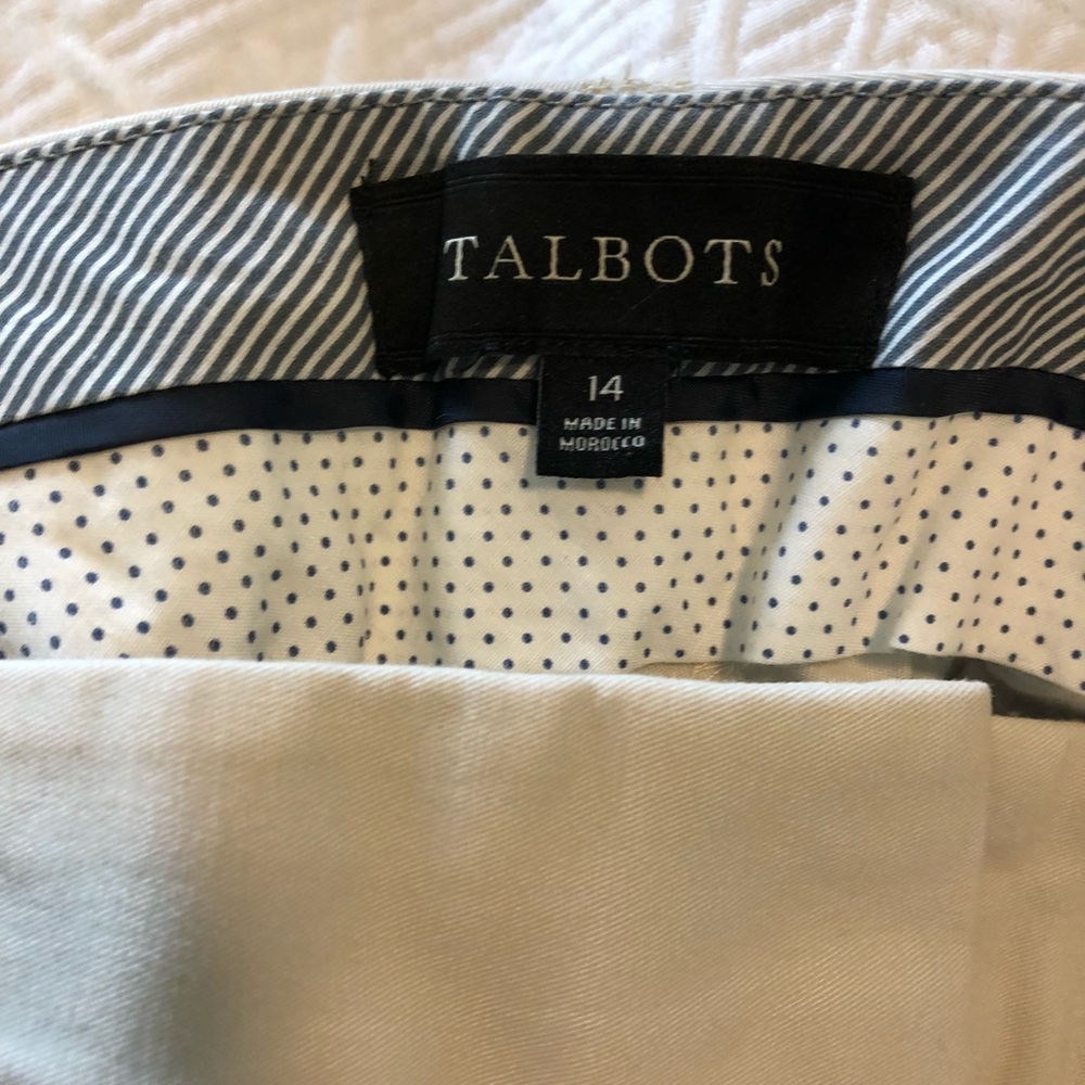 Talbots Signature Style Crop Pant In Stone Nwot - image 5